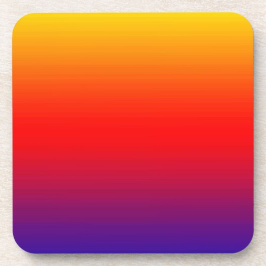 Spektrum horizontaler Farben -1 Untersetzer (Vorderseite)