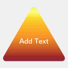 Spektrum horizontaler Farben -3 Dreieckiger Aufkleber