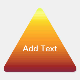 Spektrum horizontaler Farben -3 Dreieckiger Aufkleber