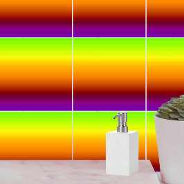 Spektrum horizontaler Farben -3 Fliese