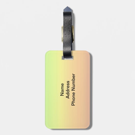 Spektrum horizontaler Farben -3 Gepäckanhänger (Rückseite vertikal)