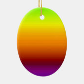 Spektrum horizontaler Farben -3 Keramikornament (Hinten)