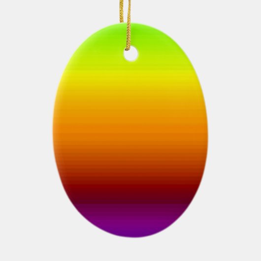 Spektrum horizontaler Farben -3 Keramikornament (Hinten)