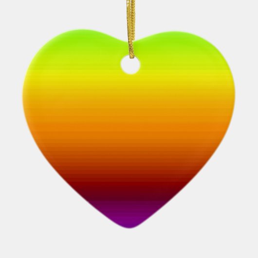 Spektrum horizontaler Farben -3 Keramikornament (Vorne)