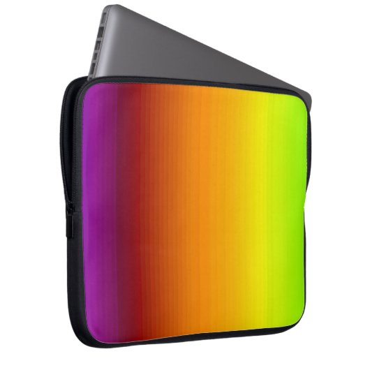Spektrum horizontaler Farben - 3 Laptopschutzhülle (Vorne Rechts)