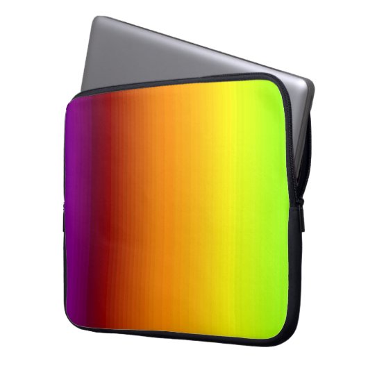 Spektrum horizontaler Farben - 3 Laptopschutzhülle (Vorderseite Links)