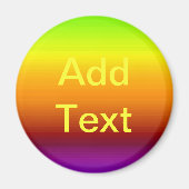 Spektrum horizontaler Farben -3 Magnet (Vorne)