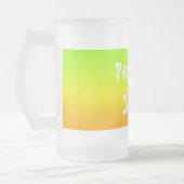 Spektrum horizontaler Farben -3 Mattglas Bierglas (Links)