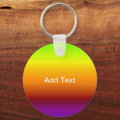 Spektrum horizontaler Farben -3 Schlüsselanhänger (Vorderseite)