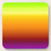 Spektrum horizontaler Farben -3 Untersetzer (Vorderseite)