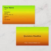 Spektrum horizontaler Farben -3 Visitenkarte (Vorne/Hinten)