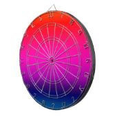 Spektrum horizontaler Farben - 4 Dartscheibe (Vorderseite rechts)