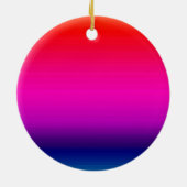 Spektrum horizontaler Farben - 4 Keramikornament (Hinten)