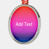 Spektrum horizontaler Farben - 4 Ornament Aus Metall (Links)