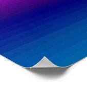 Spektrum horizontaler Farben - 4 Poster (Ecke)
