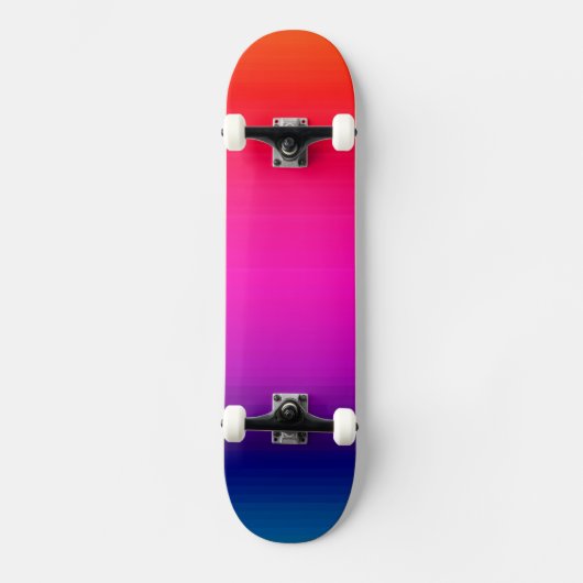 Spektrum horizontaler Farben - 4 Skateboard (Vorderseite)