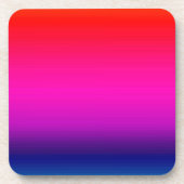 Spektrum horizontaler Farben - 4 Untersetzer (Vorderseite)