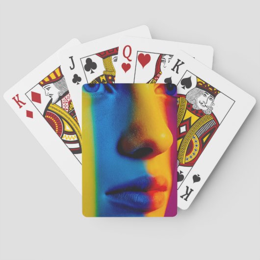 Spektrum im Inneren Spielkarten (Rückseite)