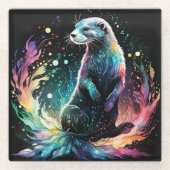 Spektrum-Kante: Die anderen glühen Glasuntersetzer (Vorderseite)