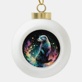 Spektrum-Kante: Die anderen glühen Keramik Kugel-Ornament (Vorderseite)