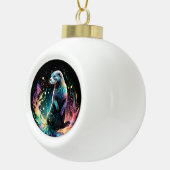 Spektrum-Kante: Die anderen glühen Keramik Kugel-Ornament (Rechts)