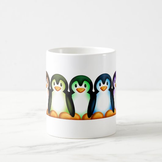 Spektrum-Pinguin Kaffeetasse (Mittel)