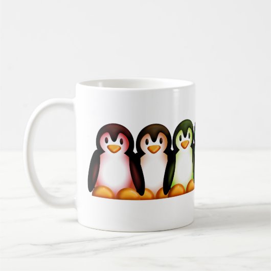 Spektrum-Pinguin Kaffeetasse (Links)