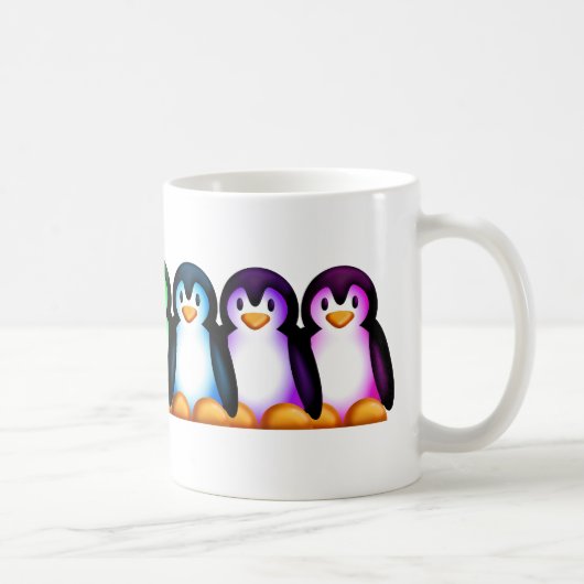 Spektrum-Pinguin Kaffeetasse (Rechts)