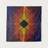 Spektrum (Regenbogen) Wandteppich (Vorderseite)