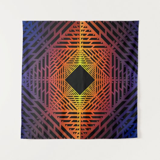 Spektrum (Regenbogen) Wandteppich (Vorderseite)