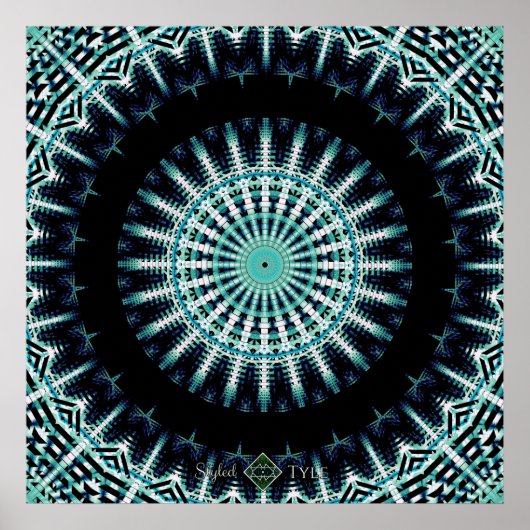 Spektrum Soundwave Mandala Poster (Vorne)