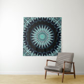 Spektrum Soundwave Mandala Wandteppich (Beispiel (Horizontal))