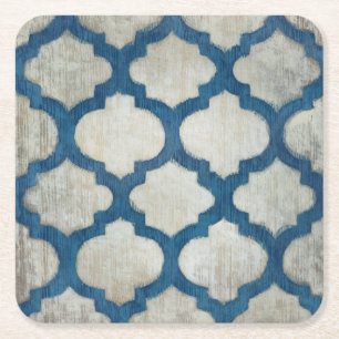 Spektrum-Symmetrie II Rechteckiger Pappuntersetzer