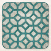 Spektrum-Symmetrie IX Rechteckiger Pappuntersetzer (Vorderseite)