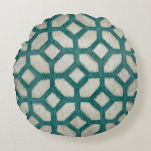 Spektrum-Symmetrie IX Rundes Kissen