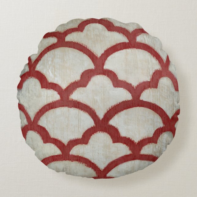 Spektrum-Symmetrie VII Rundes Kissen (Vorderseite)