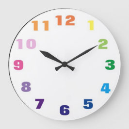 Spektrumfarben Multimodern Große Wanduhr