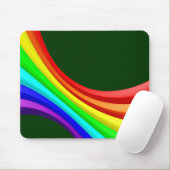 Spektrumkurve 3d - Dunkelgrün 003300 Mousepad (Mit Mouse)