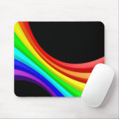 Spektrumkurve 3d - Schwarz Mousepad (Mit Mouse)