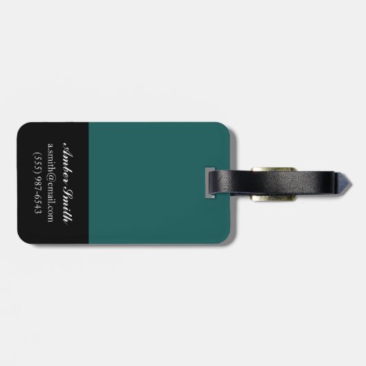 Spektrumssymmetrie IX Gepäckanhänger (Rückseite horizontal)