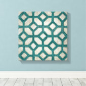 Spektrumssymmetrie IX Leinwanddruck (Insitu (Holzboden))