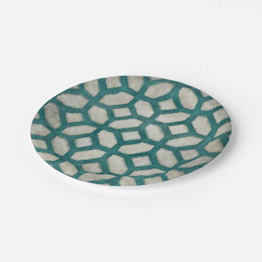 Spektrumssymmetrie IX Pappteller (Schrägansicht)