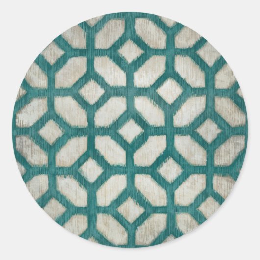 Spektrumssymmetrie IX Runder Aufkleber (Vorderseite)