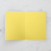 Spekulationen A Peel - Banane mit Glasgrüßkarte Karte (Innenseite)