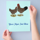 Spekulationen mit Sussex Chickens Flyer (Hand)