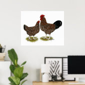 Spekulationen mit Sussex Chickens Poster (Heimbüro)