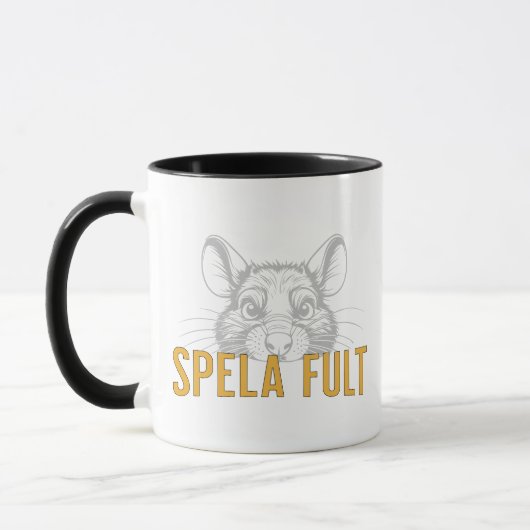 Spela fult t-shirt tasse (Links)