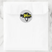 Spéléo-Aufkleber Runder Aufkleber (Tasche)