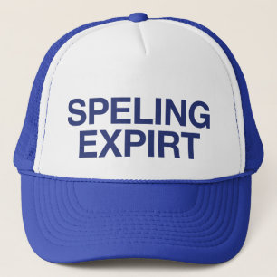 SPELING EXPIRT Spaßslogan-Fernlastfahrerhut Truckerkappe