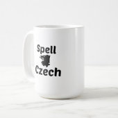 SPELL CZECH KAFFEETASSE (Vorderseite Links)